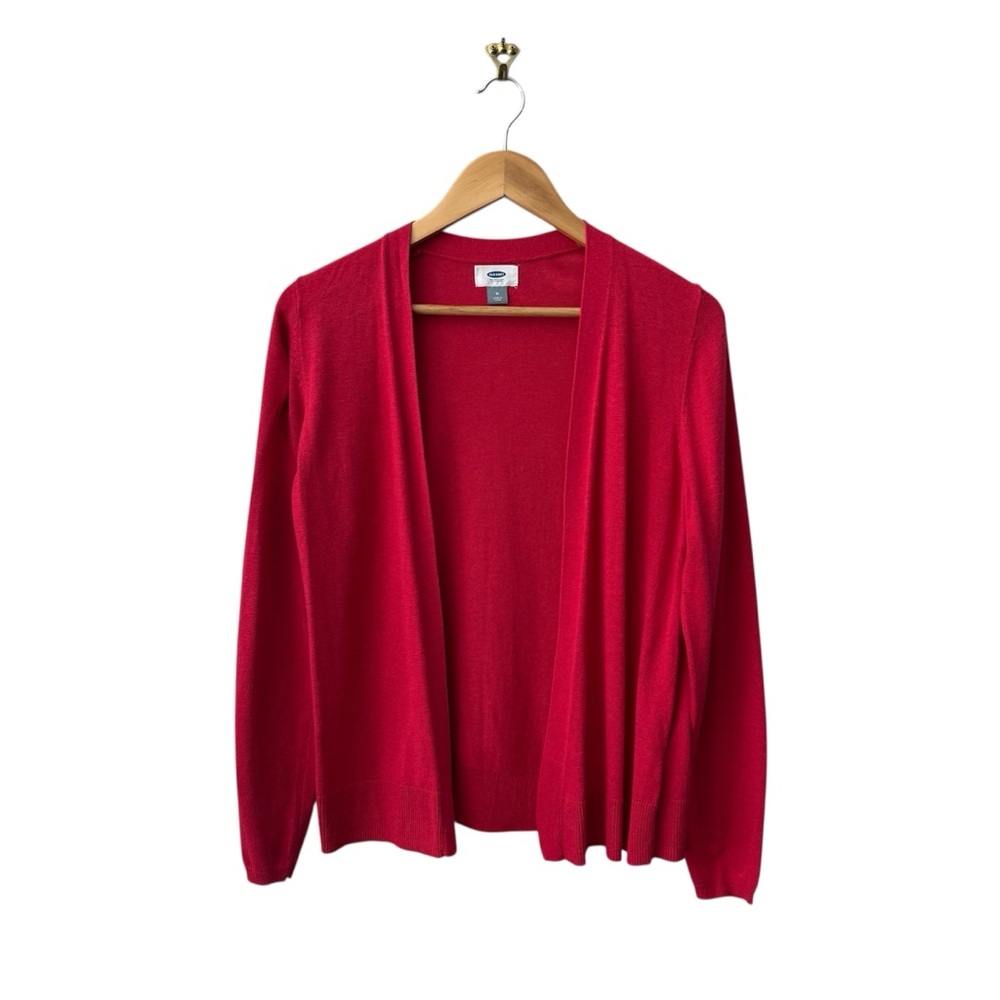 NEW Gorgeous Old Navy Ruby Pink Cardigan Women’s size Medium NWOT - Picture 5 of 6